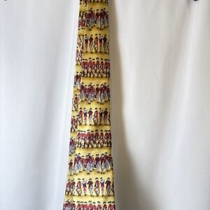 Museum Artifacts silk tie 58" L Revolutionary War all silk handmade